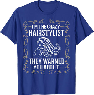 Hairstylist Professional Barber Hairstyle Hairdresser T-Shirt - T-Shirt | Royal