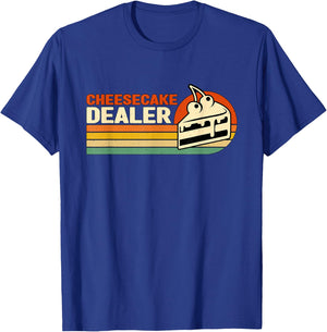 Cheesecake Dealer Retro Sweets Goodies Desserts Cheesecake T-Shirt - T-Shirt | Royal