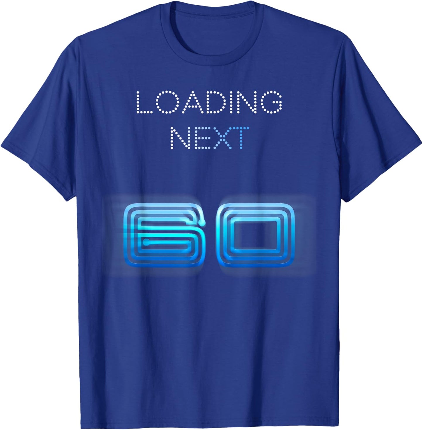 Loading Next 60 - 60 Year Old Retro 1966 60th Birthday Gift T-Shirt - T-Shirt | Royal