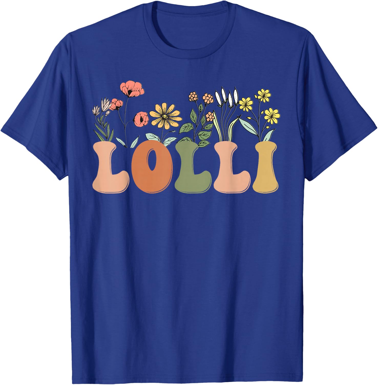 Wildflowers Lolli Floral Mother's Day Lolli T-Shirt - T-Shirt | Royal