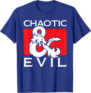 Dungeons & Dragons Chaotic & Evil T-Shirt - T-Shirt | Royal