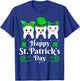 Dentist Happy St Patricks Day Dental Assistant Tooth Dentist T-Shirt - T-Shirt | Royal
