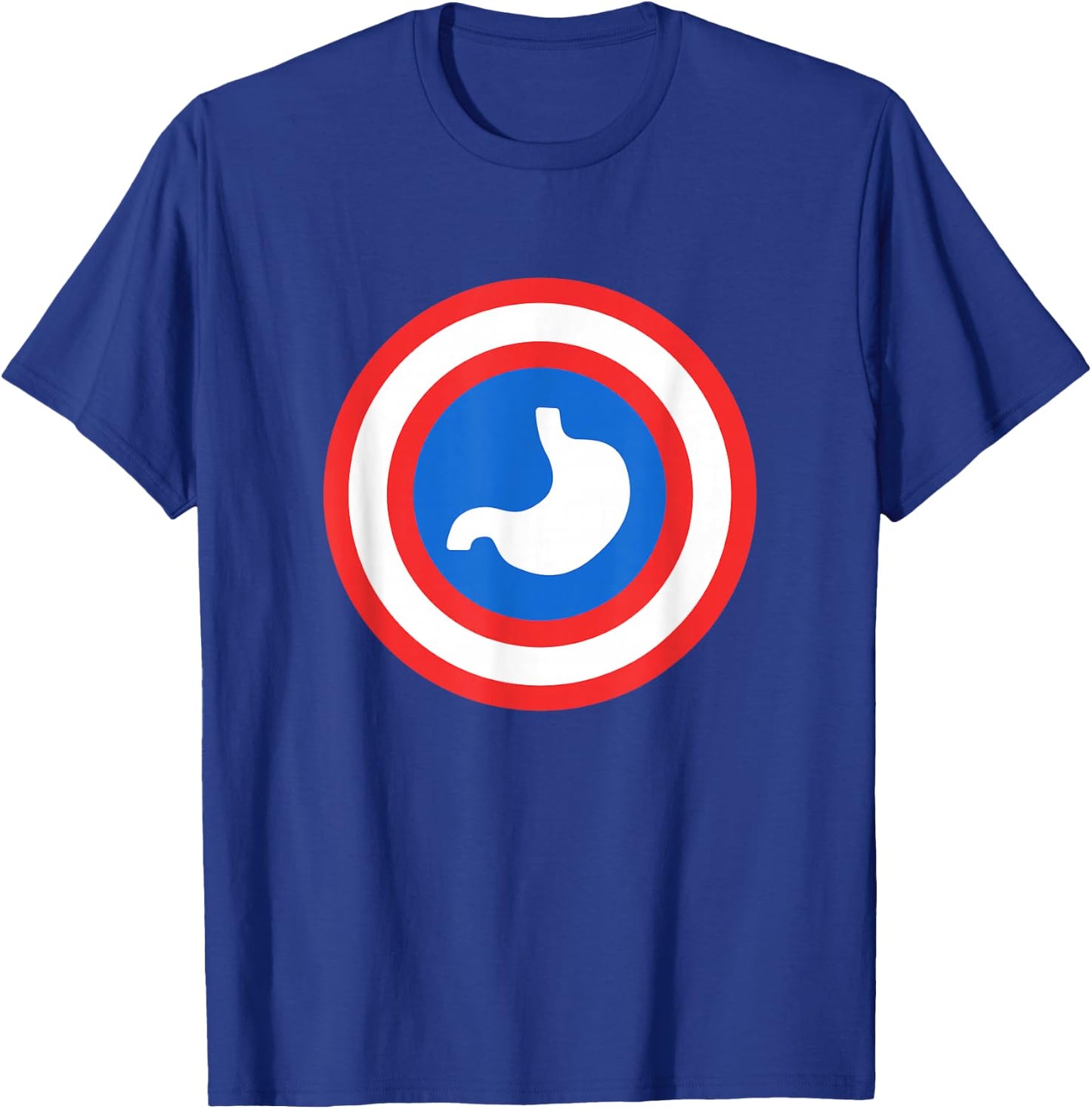 Captain Stomach Funny Gastroenterologist T Shirt Gift T-Shirt - T-Shirt | Royal