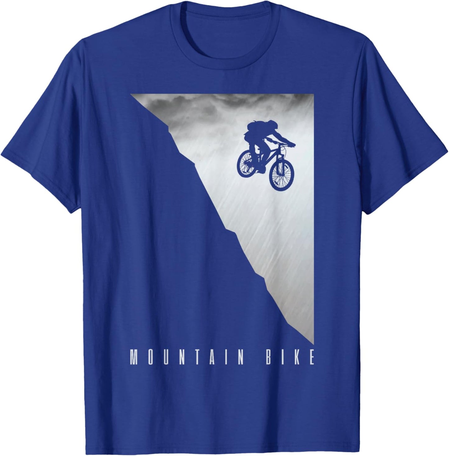 Mountain Bike Downhill Vintage MTB Downhill Bicycle Gift T-Shirt - T-Shirt | Royal