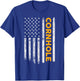 Cornhole US Flag Cornhole Game Lovers Gift Men women T-Shirt - T-Shirt | Royal