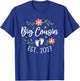 Promote to Big Cousin Est 2027 New Cousin Baby Announcement T-Shirt - T-Shirt | Royal