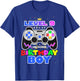 Level 9 Unlocked 9th Birthday Gamer Birthday Boy Video Game T-Shirt - T-Shirt | Royal