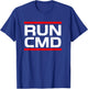 Informatist Run CMD Programmer Sys Admin Gifts T-Shirt - T-Shirt | Royal