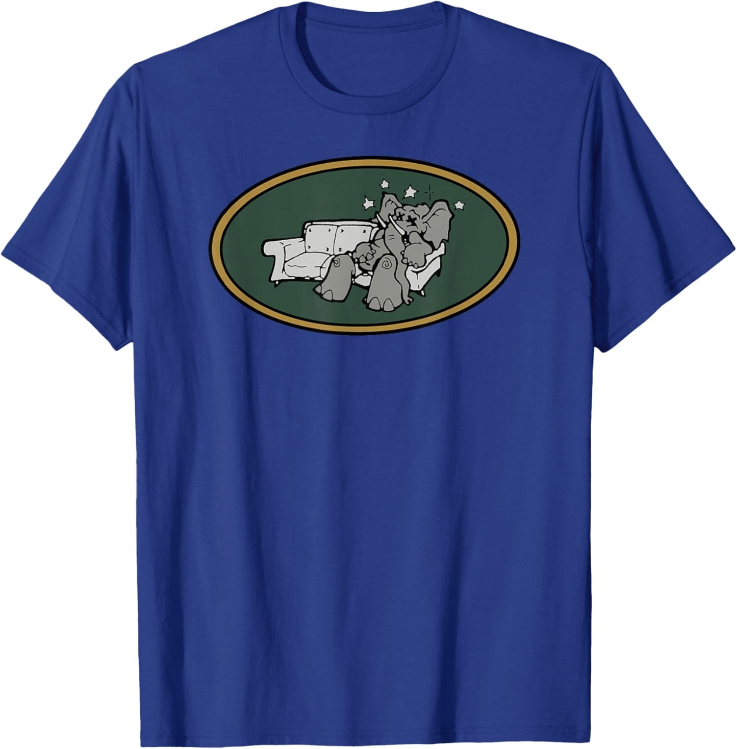 Brooklyn Dust Music Elephant Logo (Goblin Green) T-Shirt - T-Shirt | Royal