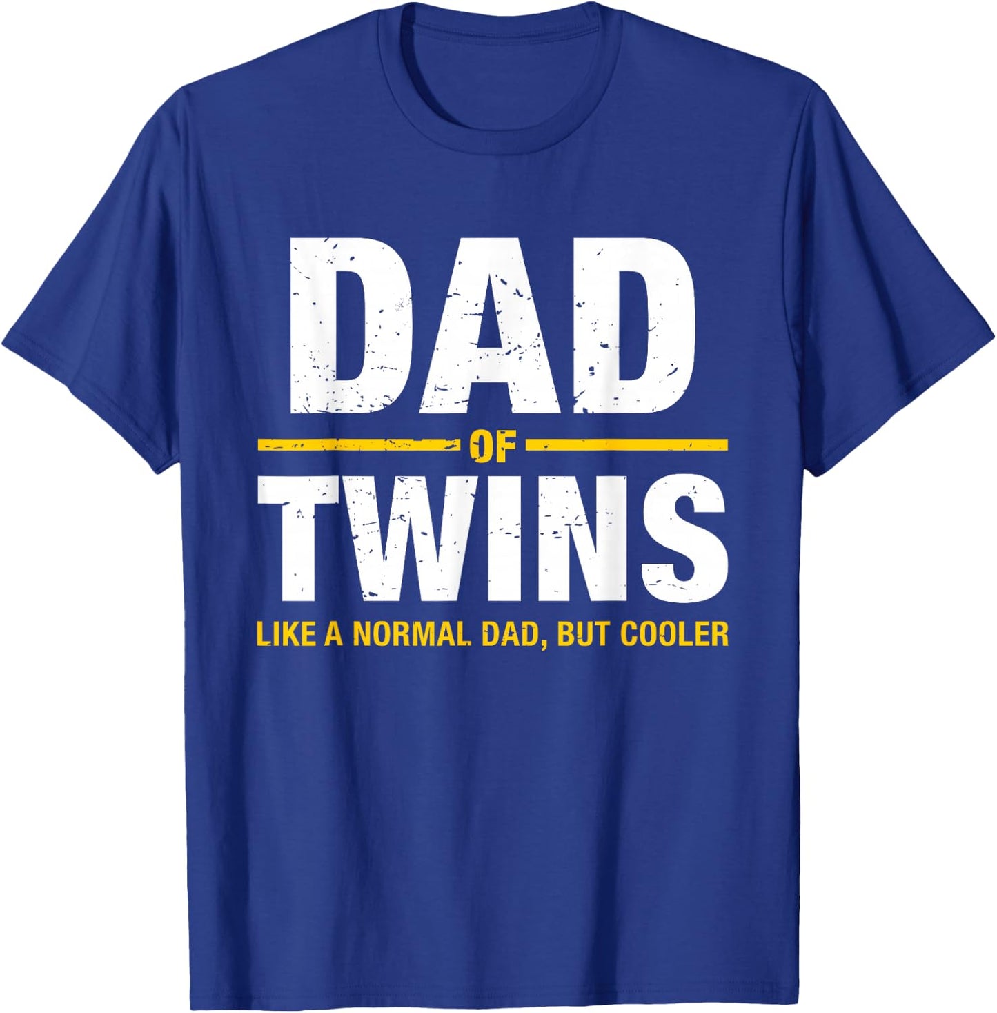 Dad Of Twins Expecting Twins T-Shirt - T-Shirt | Royal