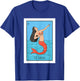 La Mermaid Lottery The Mermaid Mexican card Lottery T-Shirt - T-Shirt | Royal