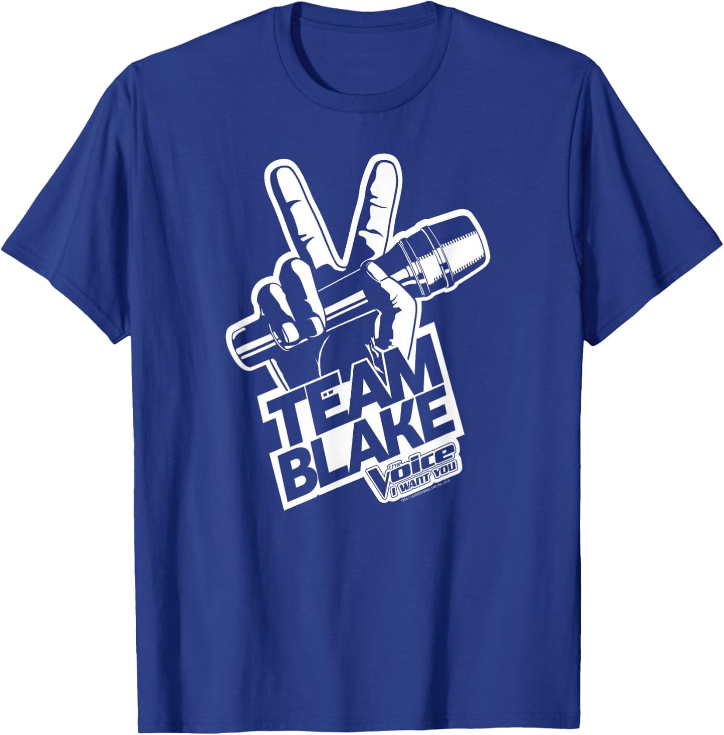 The Voice Blake Logo T-Shirt - T-Shirt | Royal