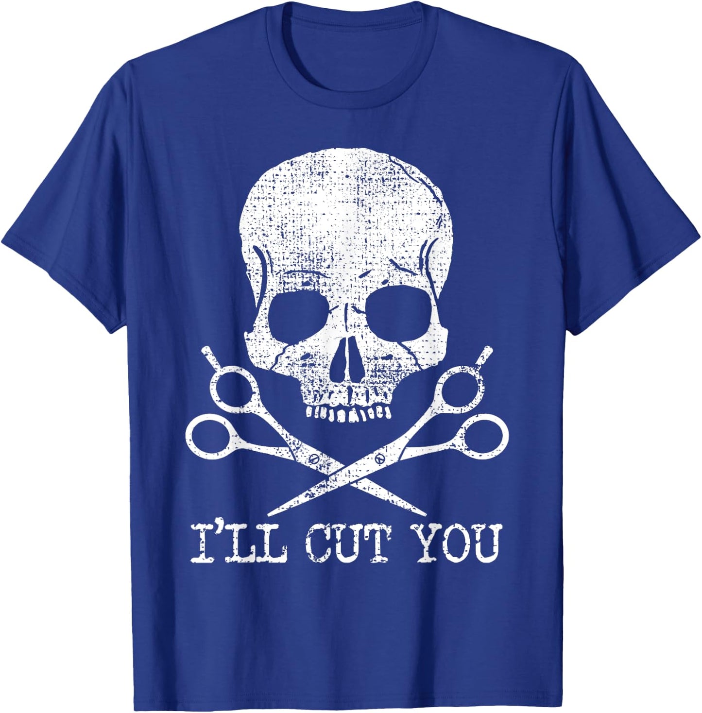 Vintage Barber Hairdresser Hairstylist Gift T-Shirt - T-Shirt | Royal