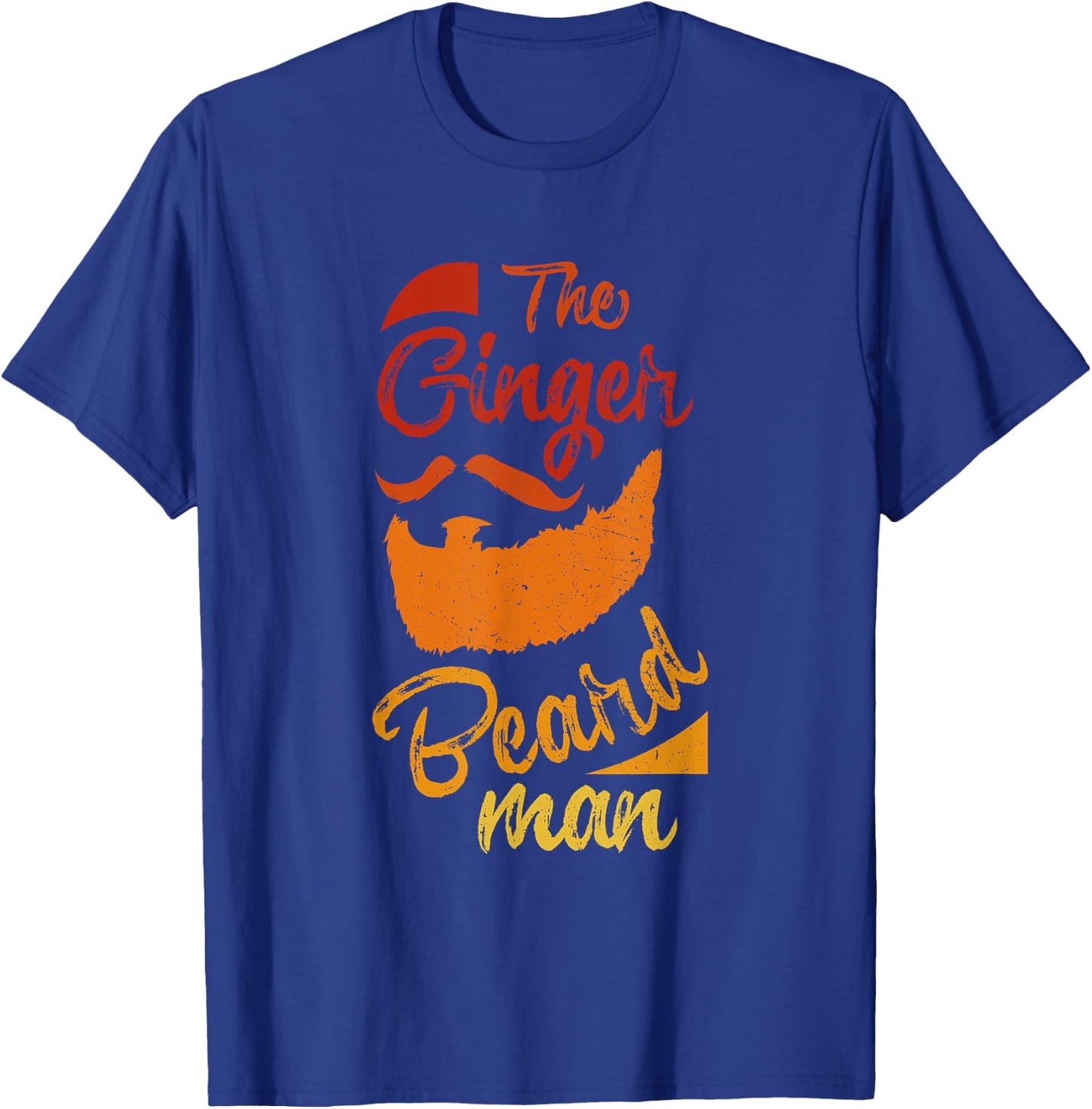 The Ginger Beard Man Cool Redhead Irish Bearded Men Gift T-Shirt - T-Shirt | Royal