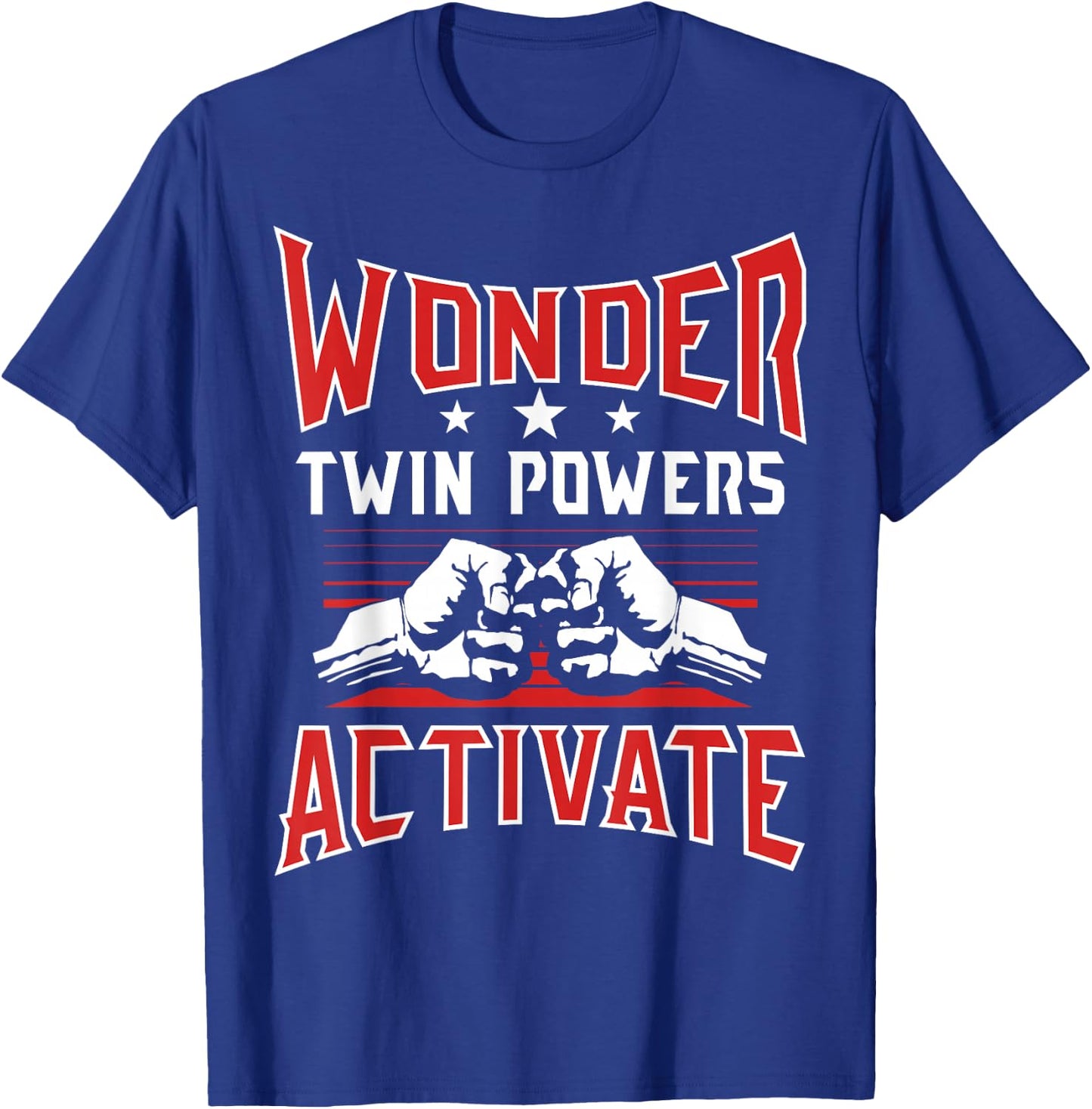 Wonder Twin Power Activated design, Sibling design T-Shirt - T-Shirt | Royal