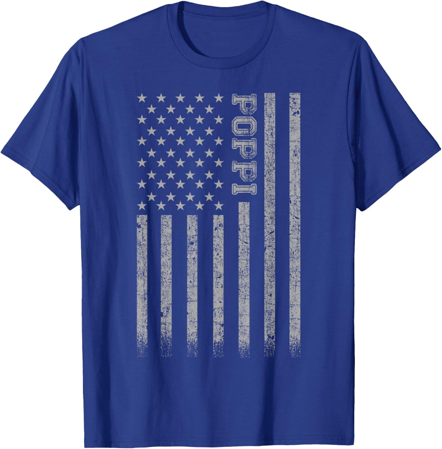 Poppi American Flag T-Shirt - T-Shirt | Royal