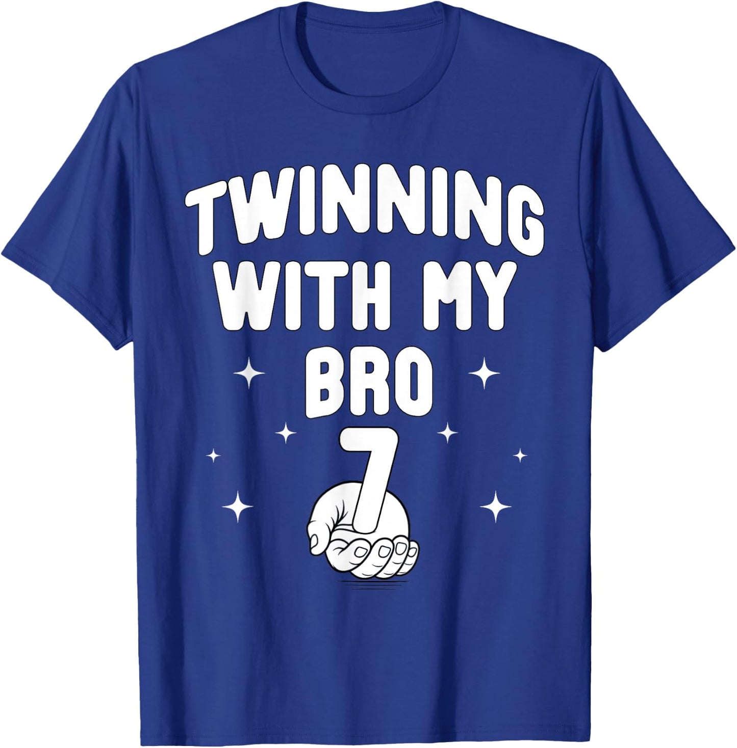 67 Twinning with My Bro Funny 6 7 Meme Twin Day Spirit Week T-Shirt - T-Shirt | Royal