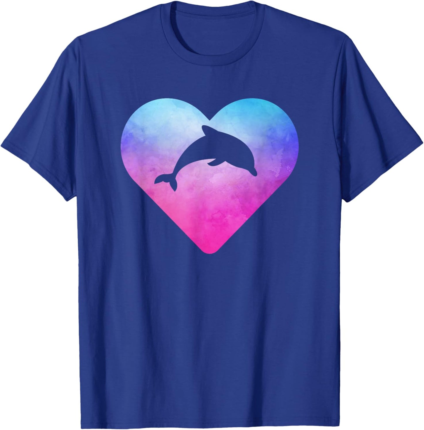 Women or Girls Dolphin T-Shirt - T-Shirt | Royal