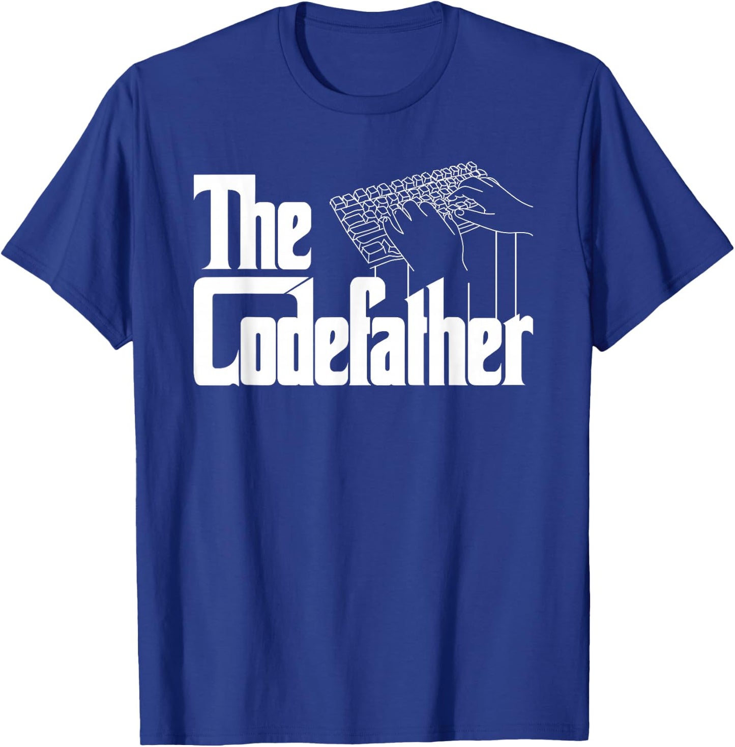 The Code Father Funny Computer Coder Dad Programmer T-Shirt - T-Shirt | Royal