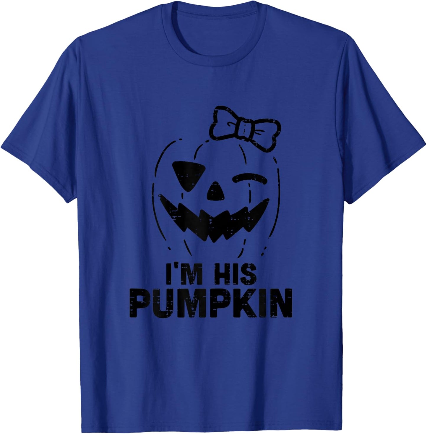 Im His Pumpkin Matching Halloween Couples Him And Her Women T-Shirt - T-Shirt | Royal