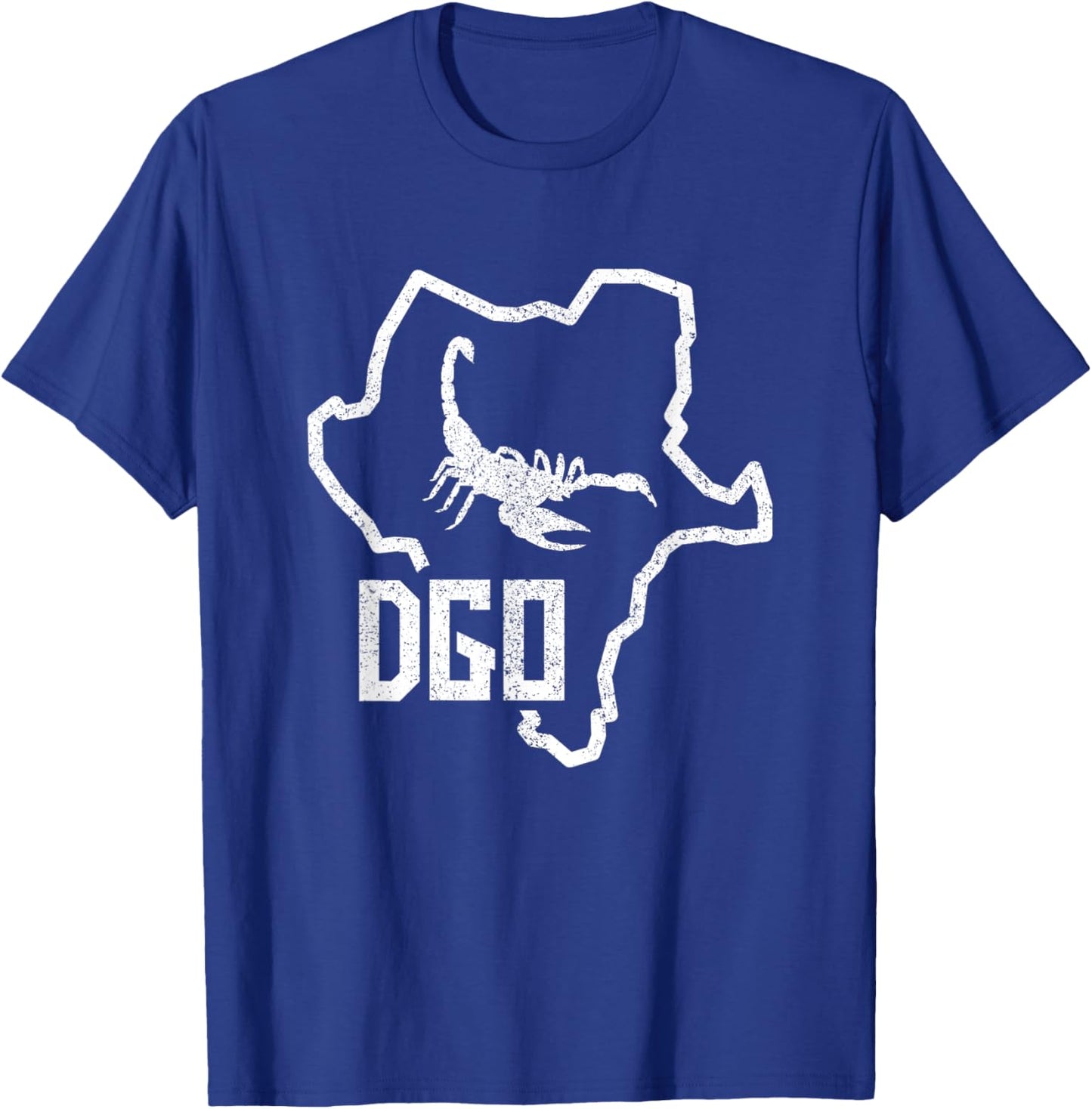 Durango Alacran Mexico Mapa Contorno De DGO T-Shirt - T-Shirt | Royal