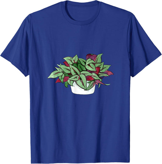 Wandering Jew Plant House Purple Heart Secretia Queen T-Shirt - T-Shirt | Royal