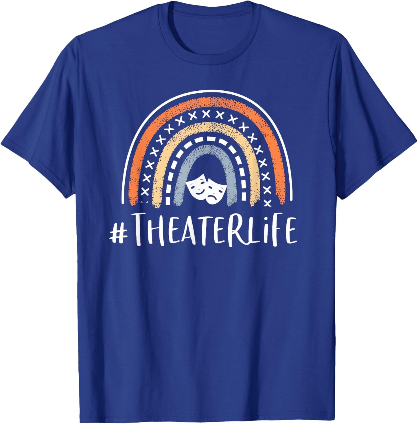 Musical Theater Lover Gifts For Teen Girls #Theaterlife Cute Theater Life Gifts Actress Musical Theatre T-Shirt - T-Shirt | Royal