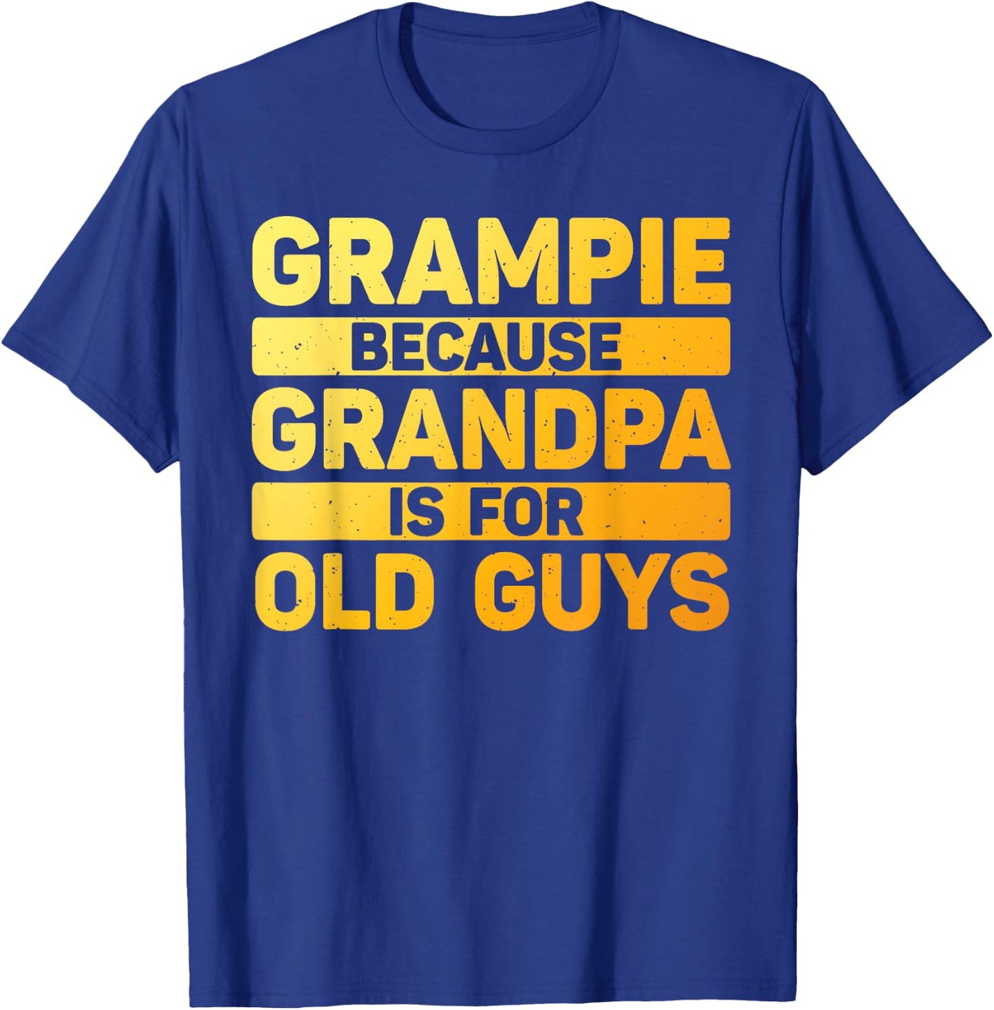 Grampie Art For Grandpa From Grandkids Father's Day Grampie T-Shirt - T-Shirt | Royal