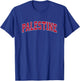 Palestine Texas TX Vintage Sports Design Red Design T-Shirt - T-Shirt | Royal