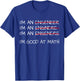 Funny Engineering Shirts Men Women Engineer I'm Good at Math T-Shirt - T-Shirt | Royal