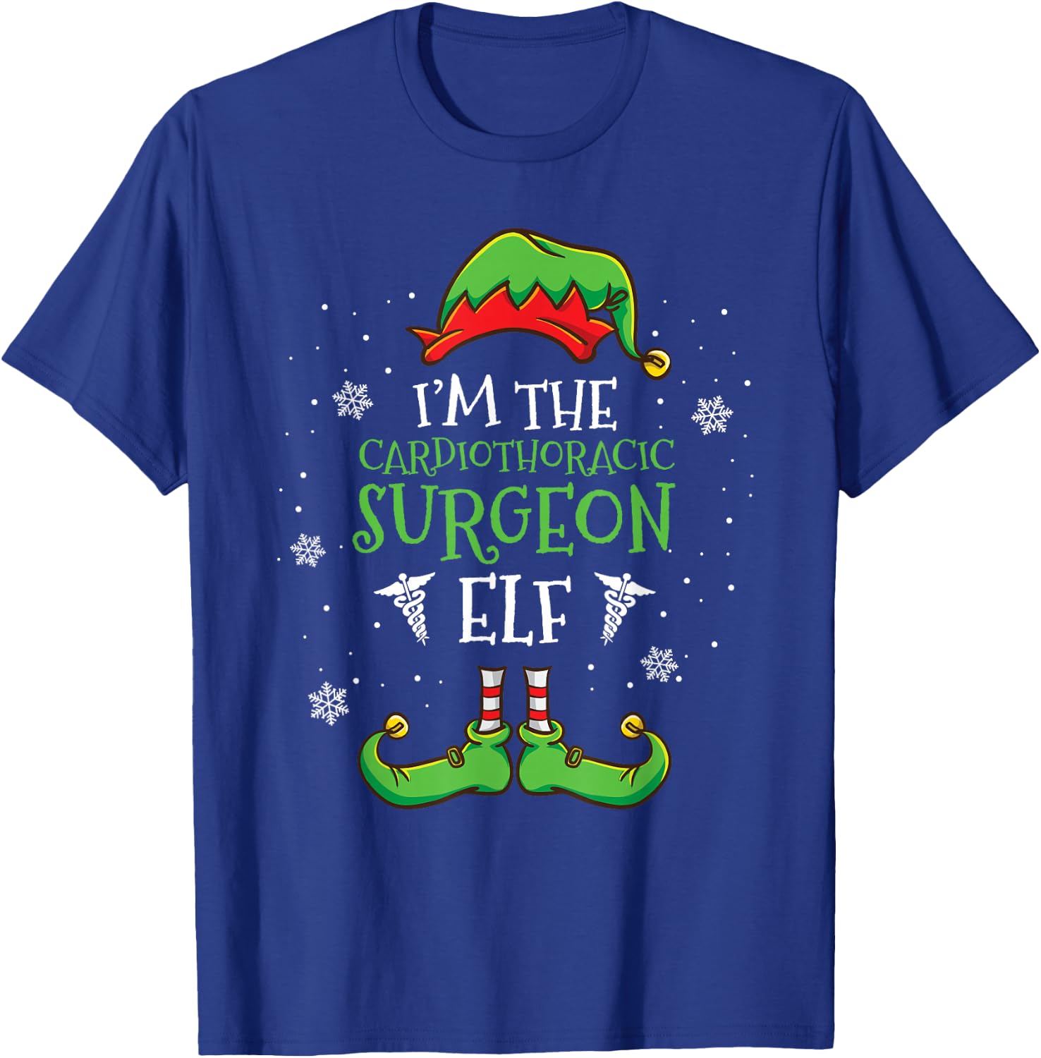 Im The Cardiothoracic Surgeon Elf Christmas T-Shirt - T-Shirt | Royal