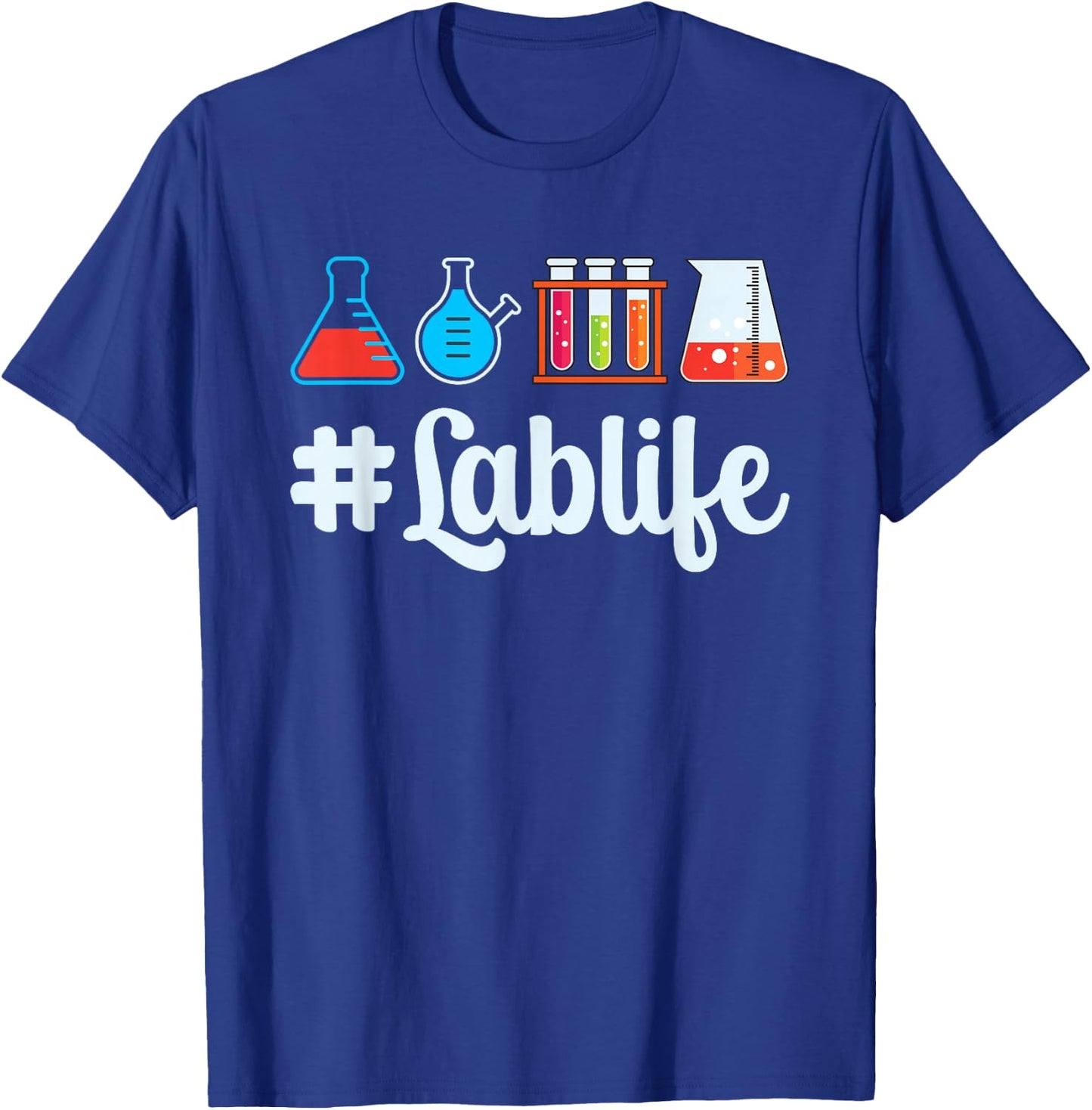 Lab-Life Medical Lab Tech Technician Outfit Lab Technologist T-Shirt - T-Shirt | Royal