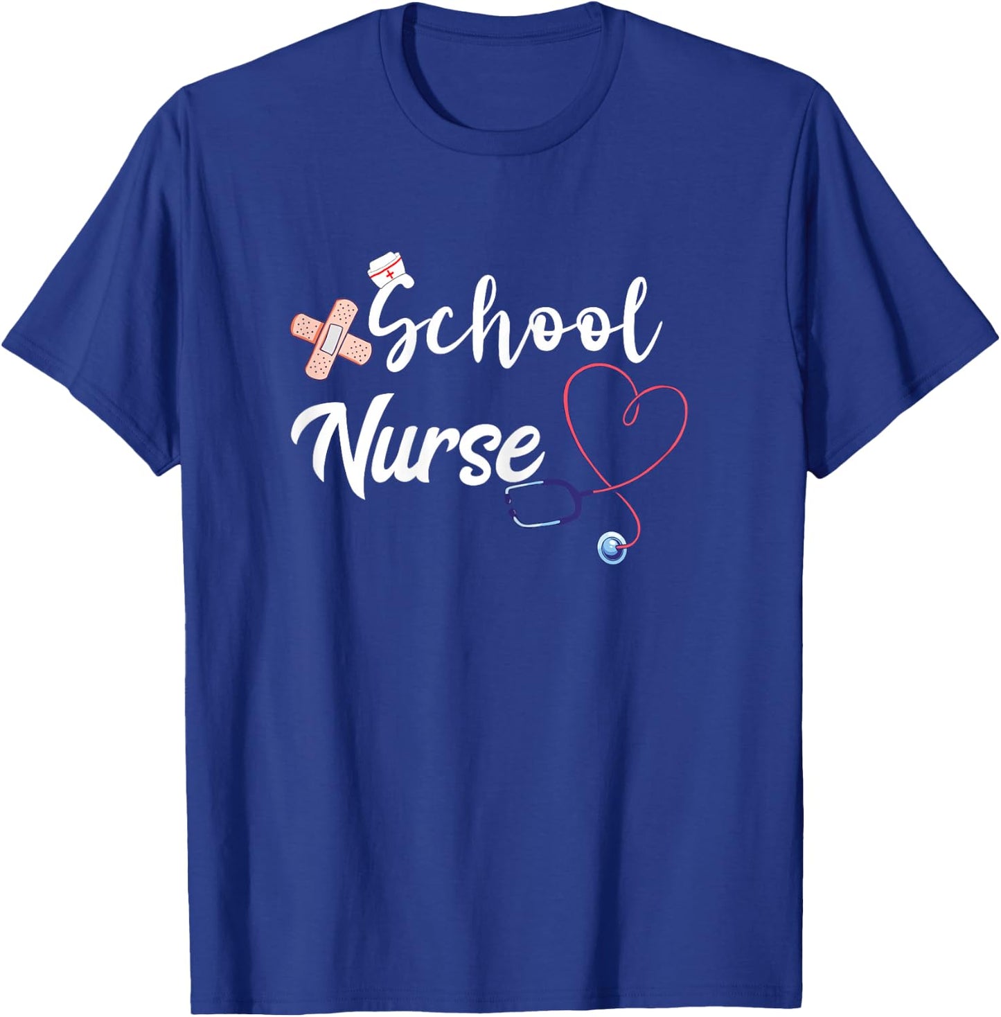 School Nurse Back To School Nursing School Nursing Schooling T-Shirt - T-Shirt | Royal