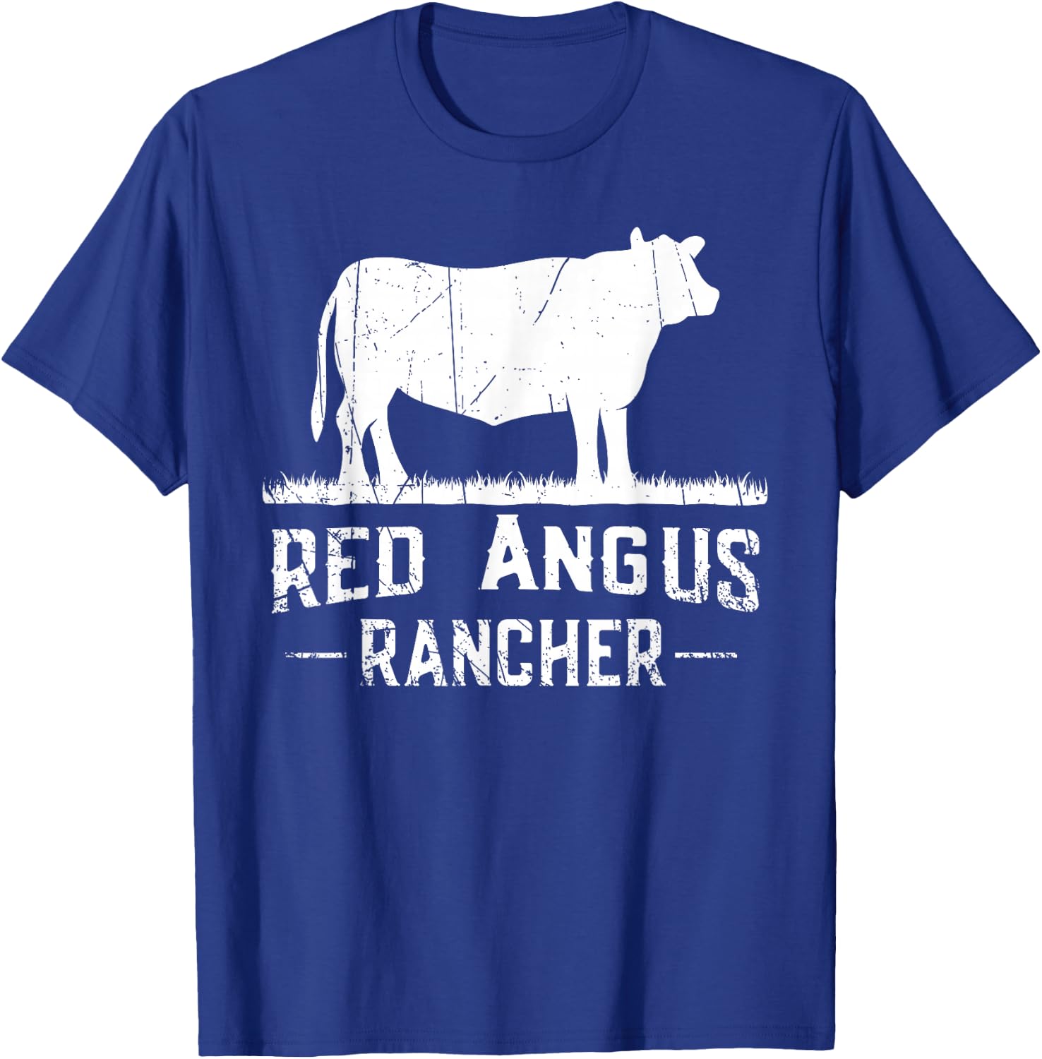 Cow Farmer - Red Angus Rancher T-Shirt - T-Shirt | Royal