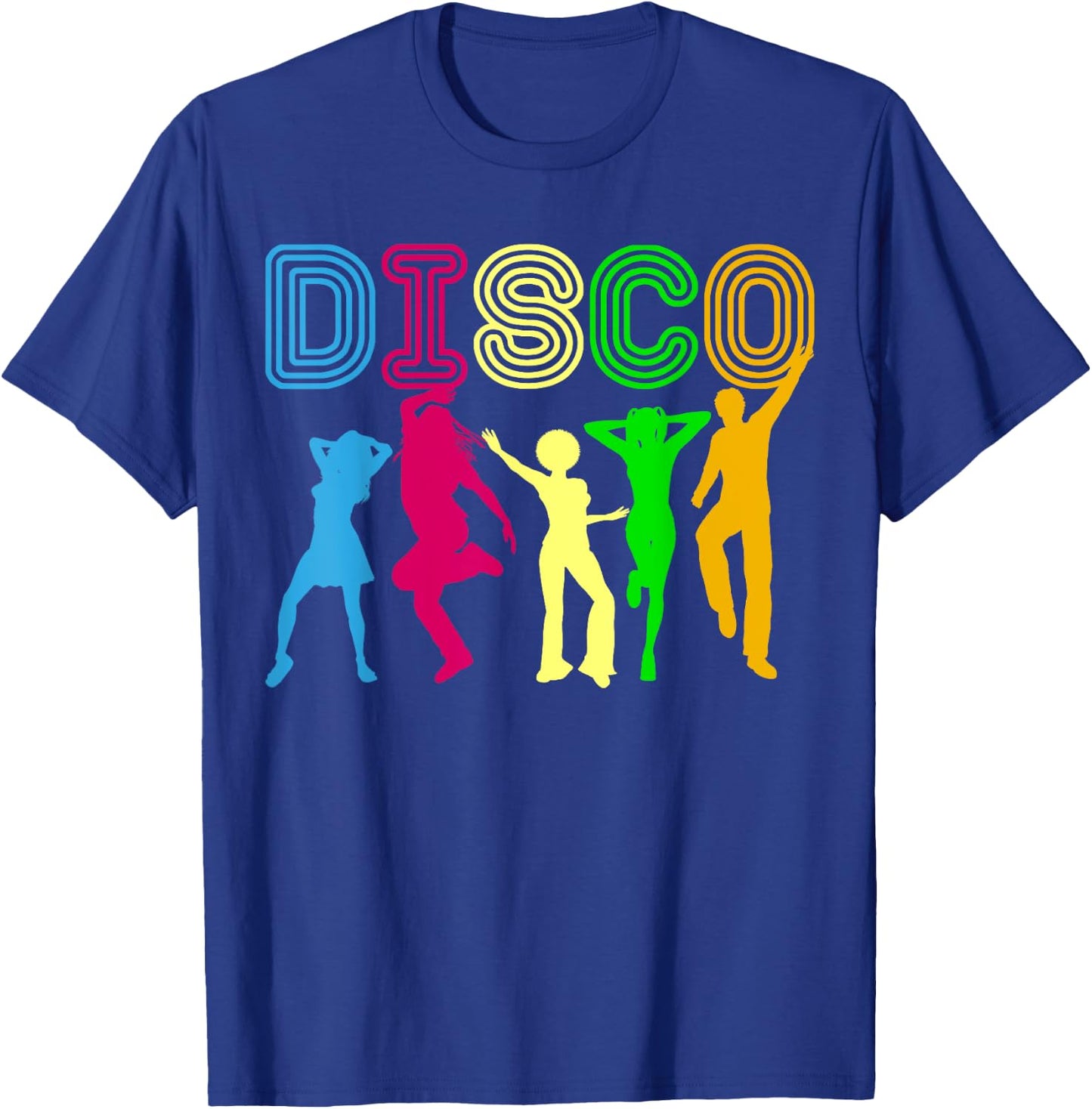 Disco Shirt | Night Club Dancing Retro Vintage Shirt Gift T-Shirt - T-Shirt | Royal