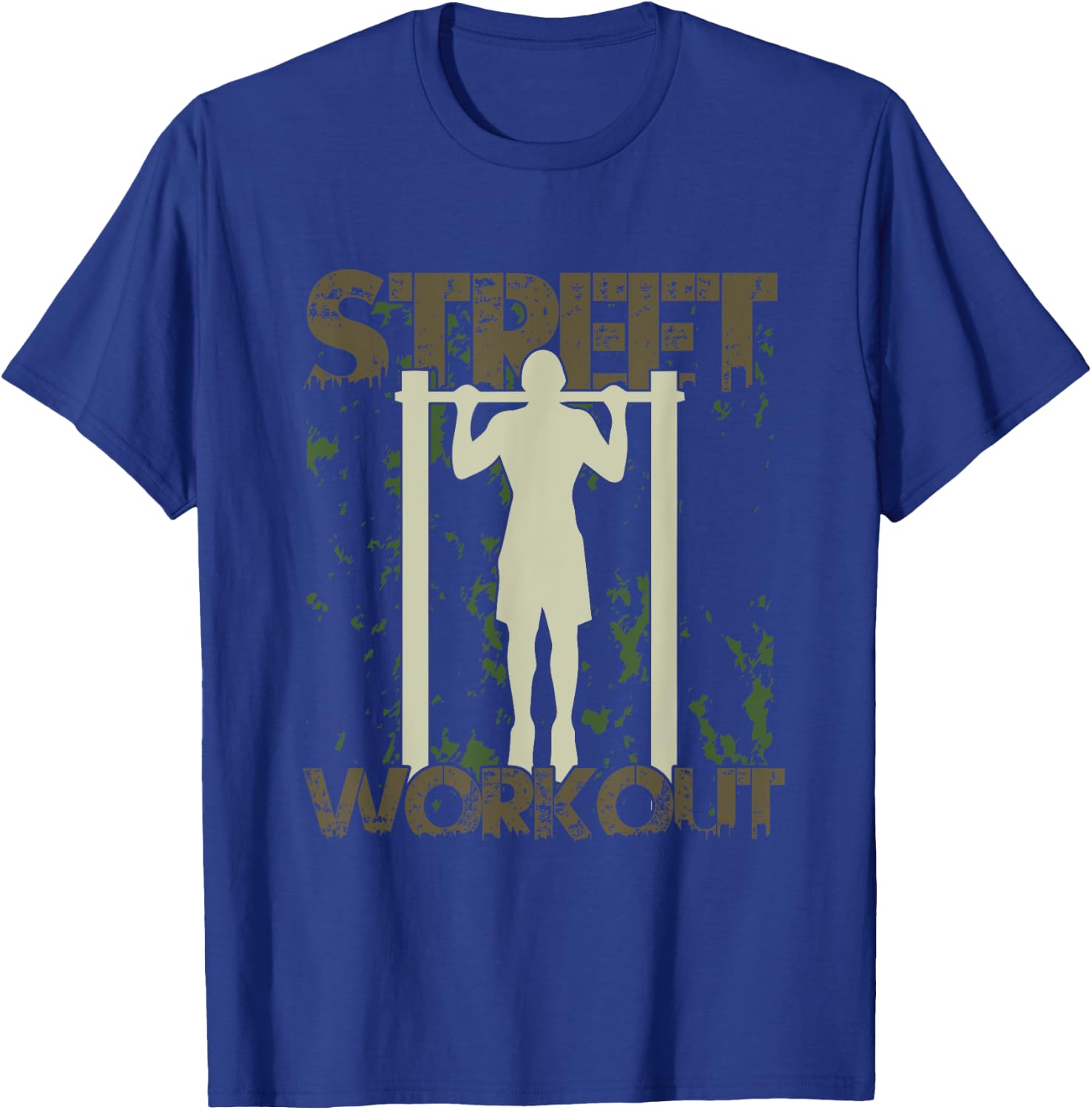 Street Workout Calisthenics Training Gym Exercise Fitness T-Shirt - T-Shirt | Royal