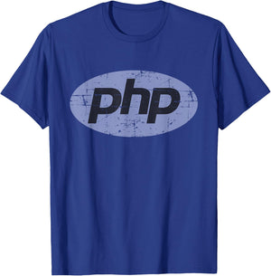 Vintage PHP Backend Laravel CodeIgniter Developer T-Shirt - T-Shirt | Royal