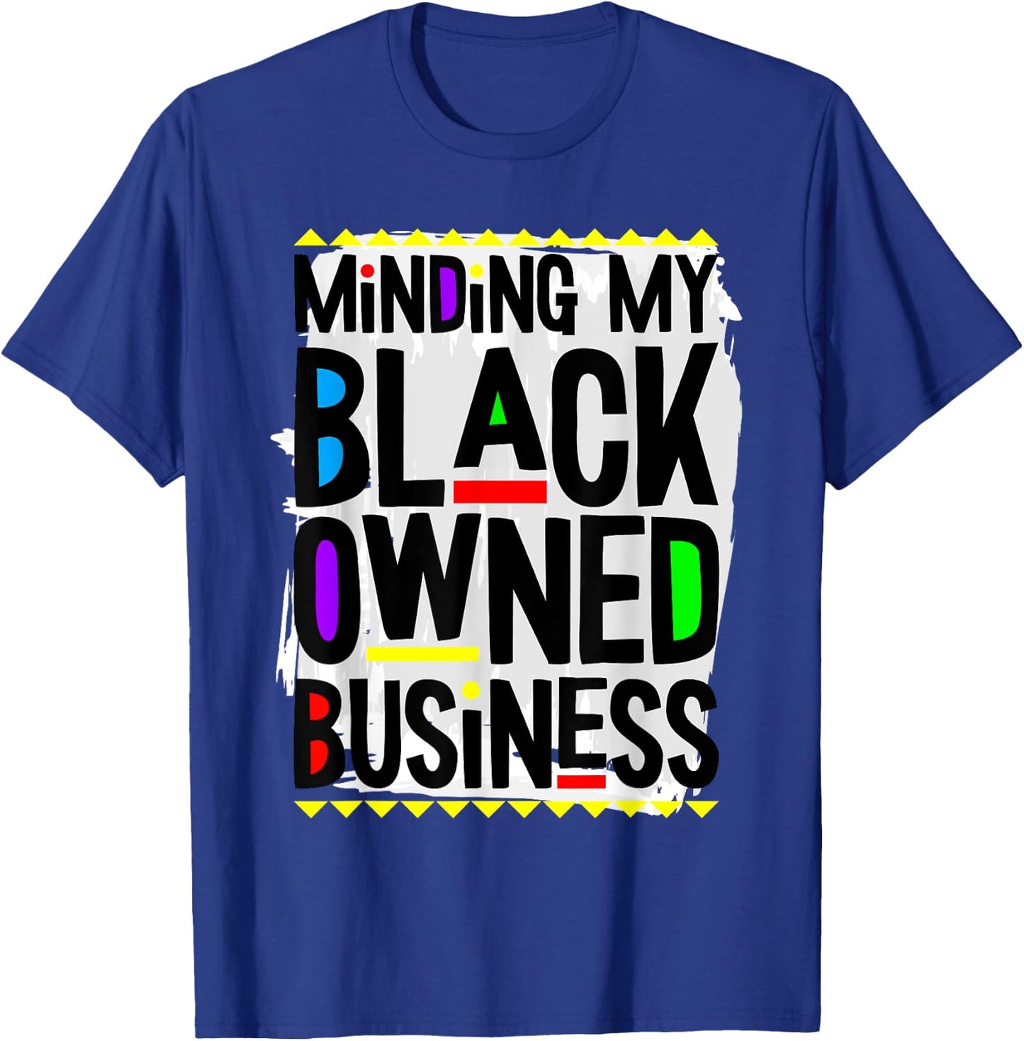 Black Owned Business Black History Month BLM Melanin Afro T-Shirt - T-Shirt | Royal