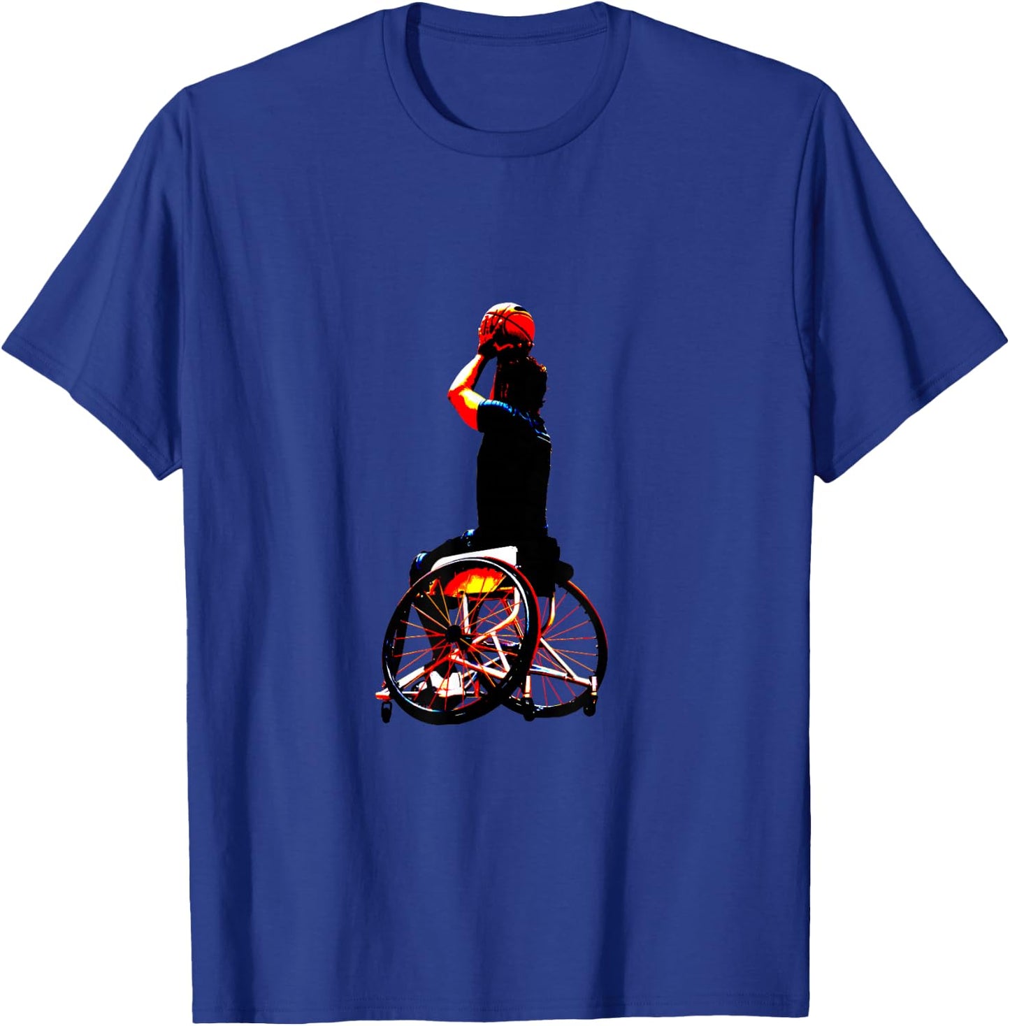Wheelchair Basketball Sport T-Shirt - T-Shirt | Royal