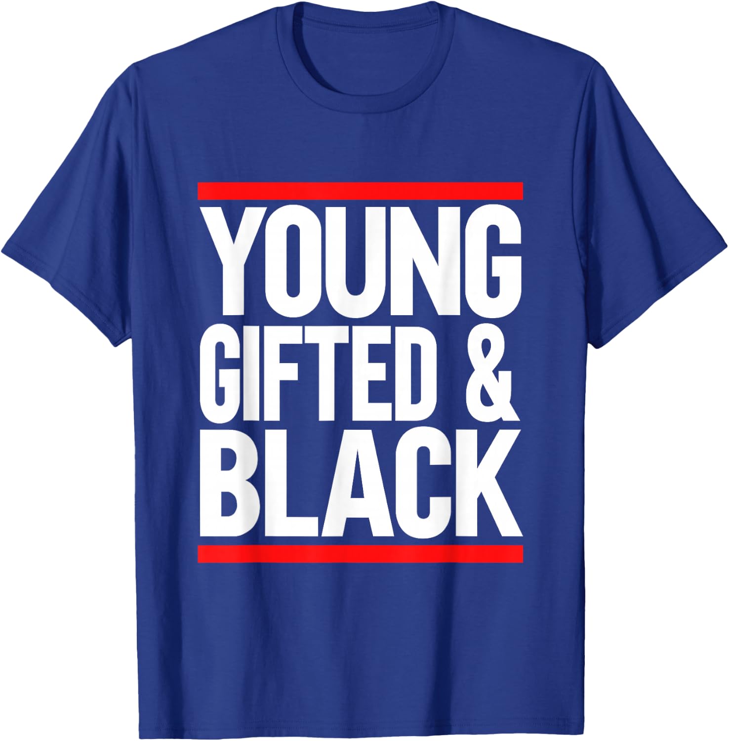 Young Gifted And Black T-Shirt - T-Shirt | Royal