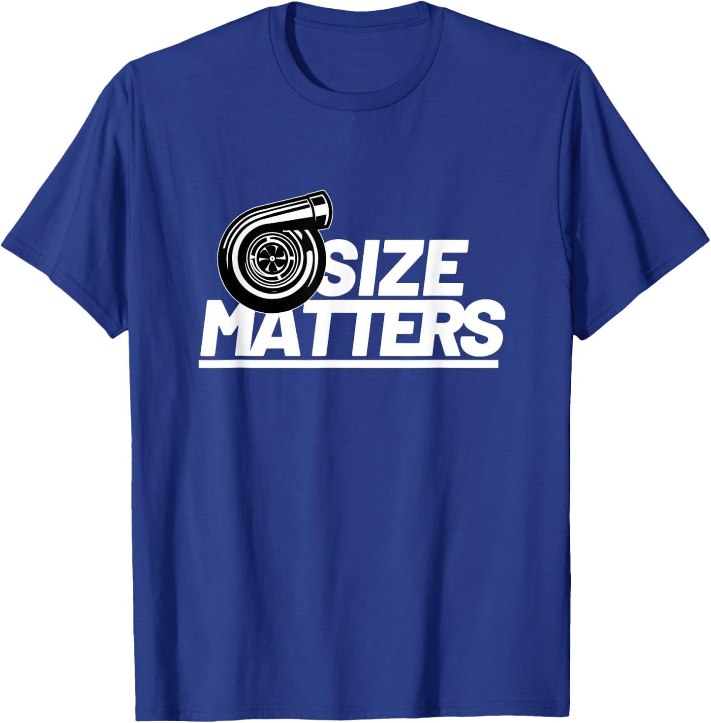 Size Matters Turbo Car Show T-Shirt - T-Shirt | Royal