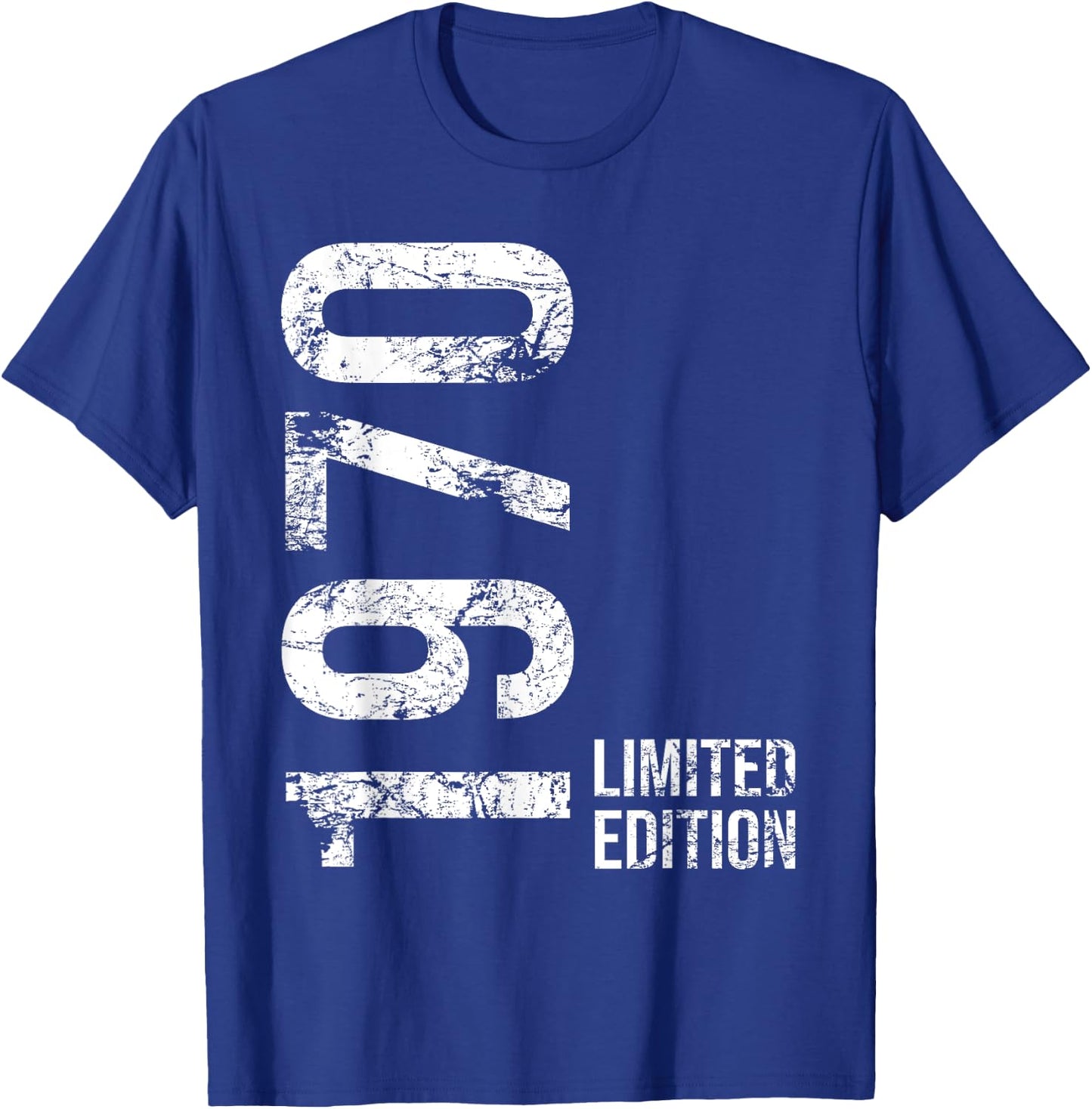55th Birthday 55 Years Old Man Woman Vintage 1970 T-Shirt - T-Shirt | Royal