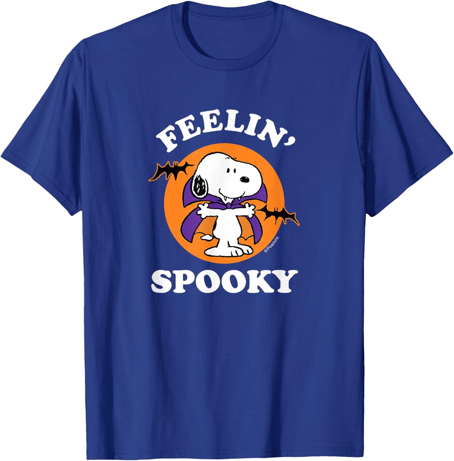 Peanuts - Halloween - Feelin' Spooky T-Shirt - T-Shirt | Royal
