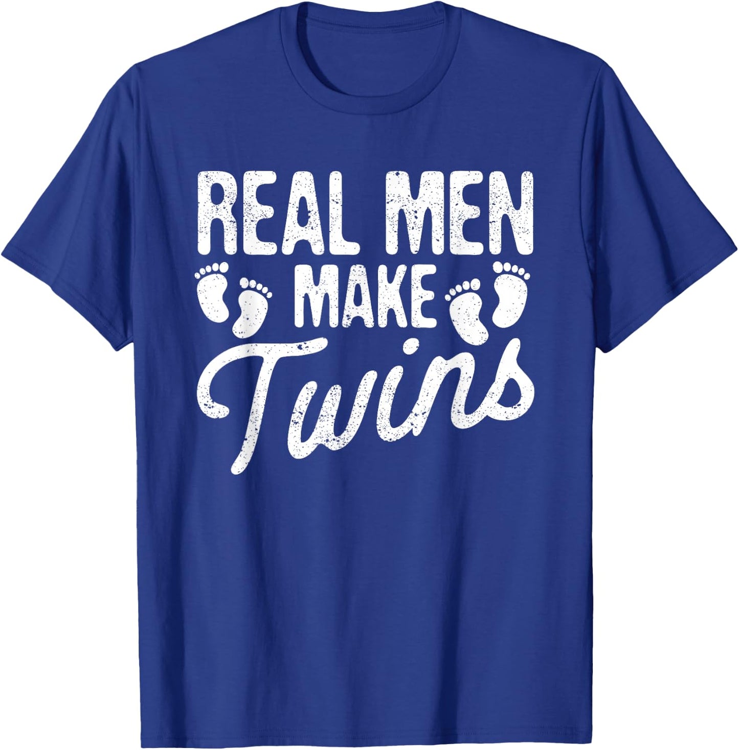 Daddy Shirt Family Pajamas Father's Day Gifts Men's Black Modern Funny Dad Twin Pregnancy Announcement Small T-Shirt - T-Shirt | Royal