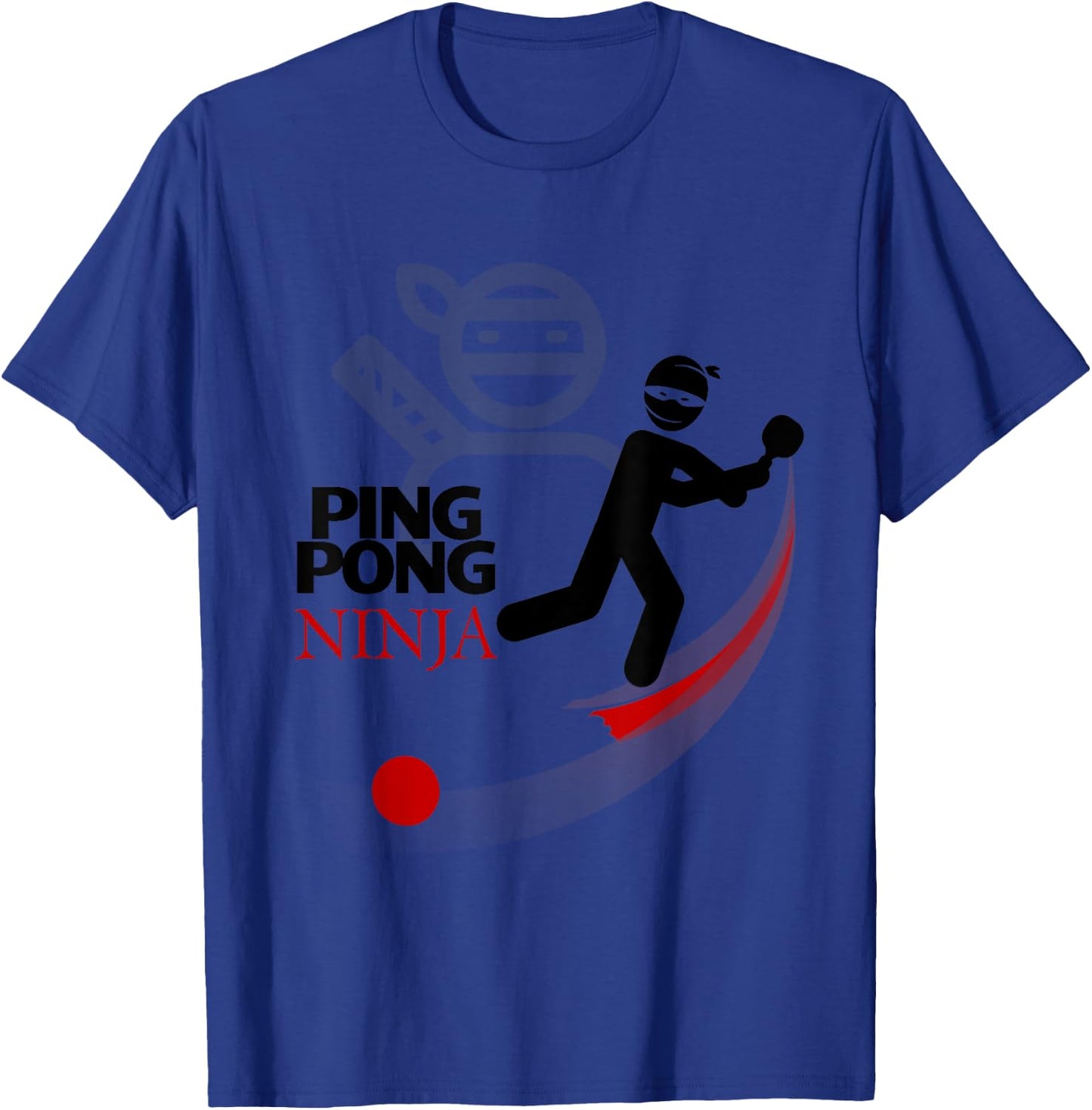 Ping Pong Ninja Cool Funny Table Tennis Player Gift T-Shirt - T-Shirt | Royal