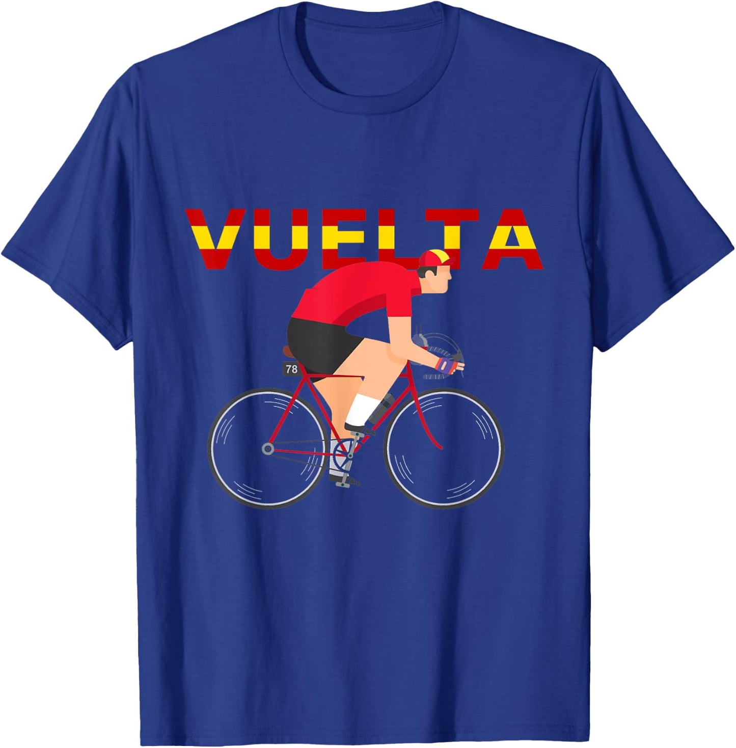 Red Jersey I Cycling I Biking I Spain I Espana T-Shirt - T-Shirt | Royal