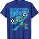 Soccer Ninja Player Cute Football Lovers Funny Gift T-Shirt - T-Shirt | Royal
