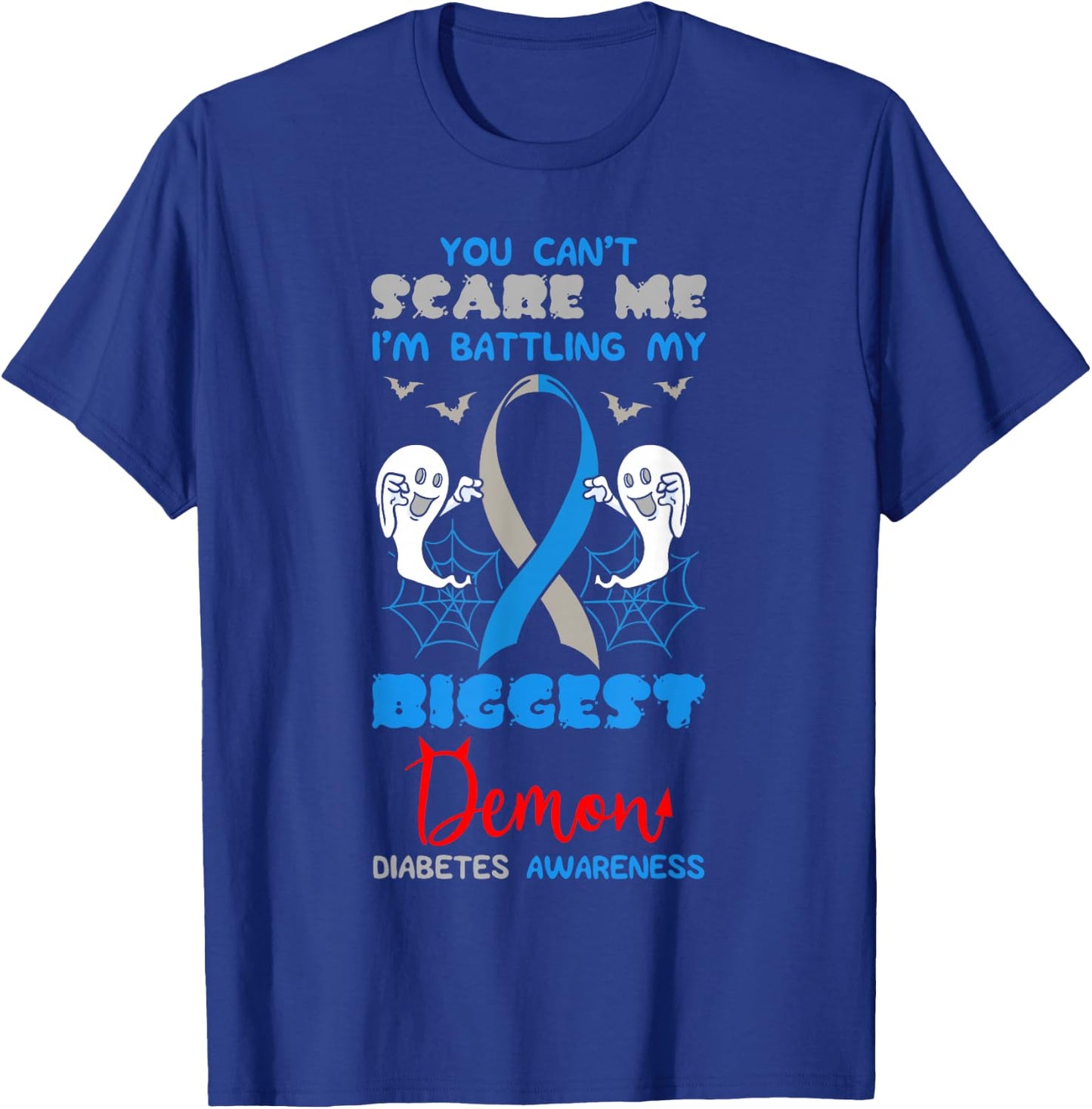 Diabetes Patient Type 1 2 Diabetic Pancreas Halloween Party T-Shirt - T-Shirt | Royal