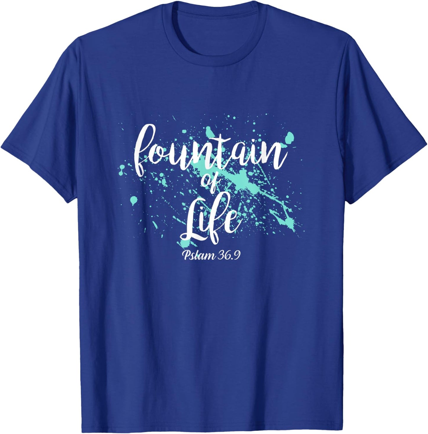 Firmly in faith through Jesus - Fountain of Life T-Shirt - T-Shirt | Royal