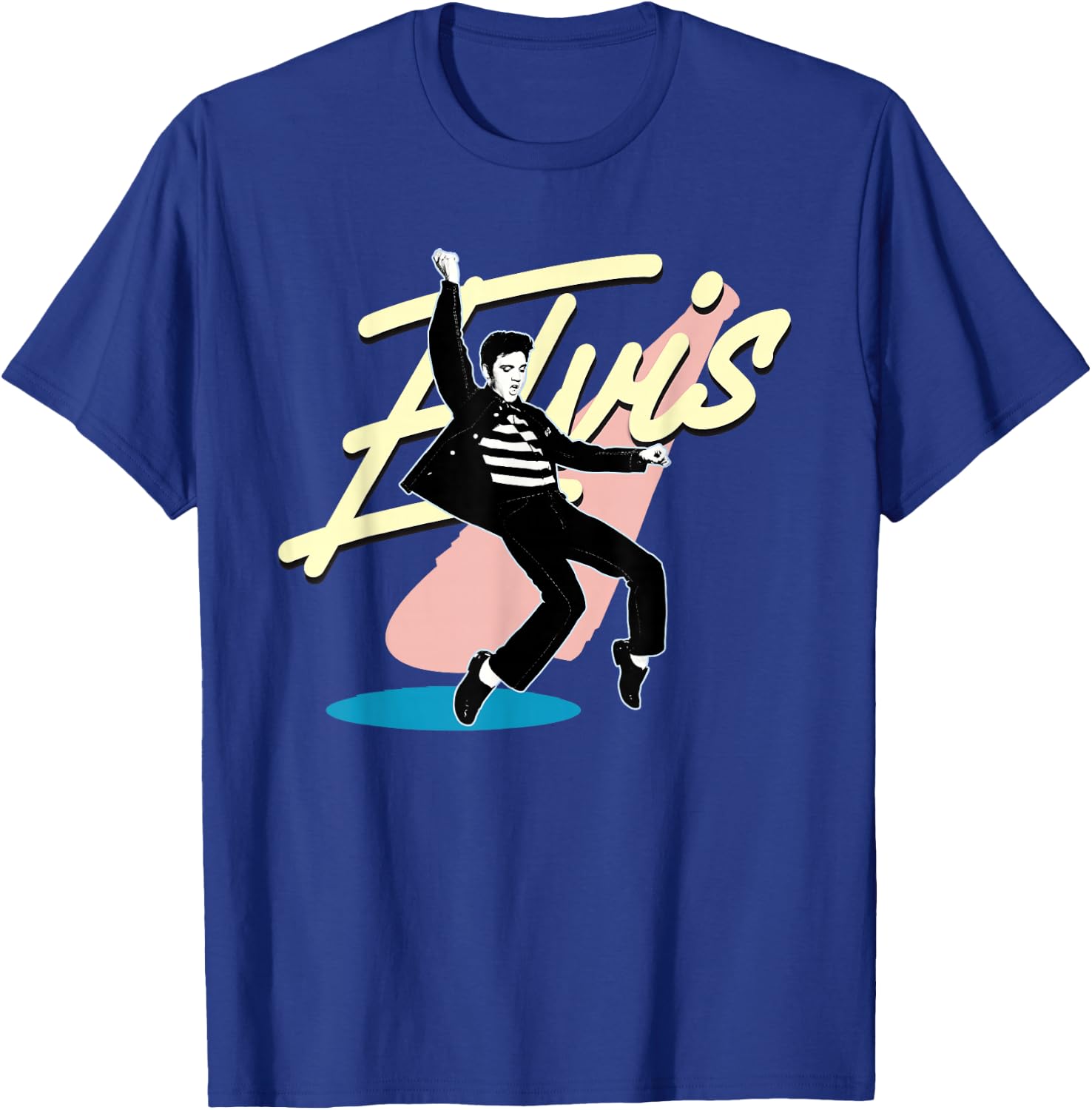 Elvis Presley Official Signature Dance T-Shirt - T-Shirt | Royal